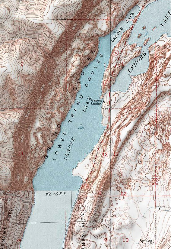 Lake Lenore Map
