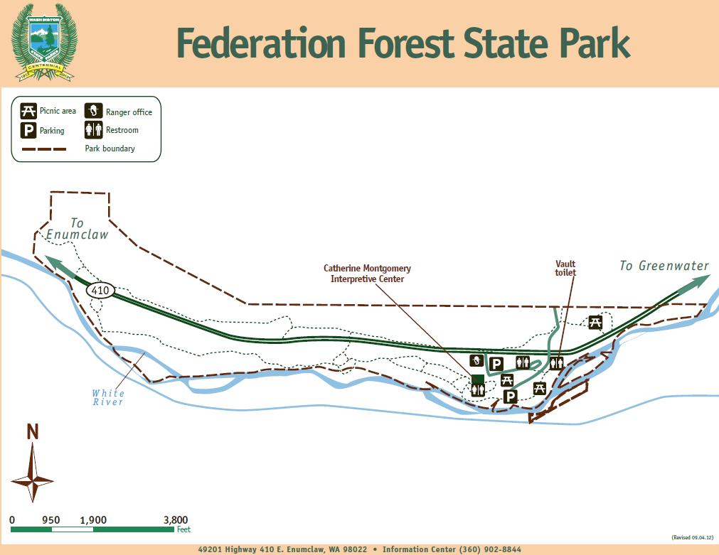 federation forest state park map