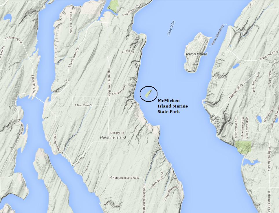 mcmicken island map
