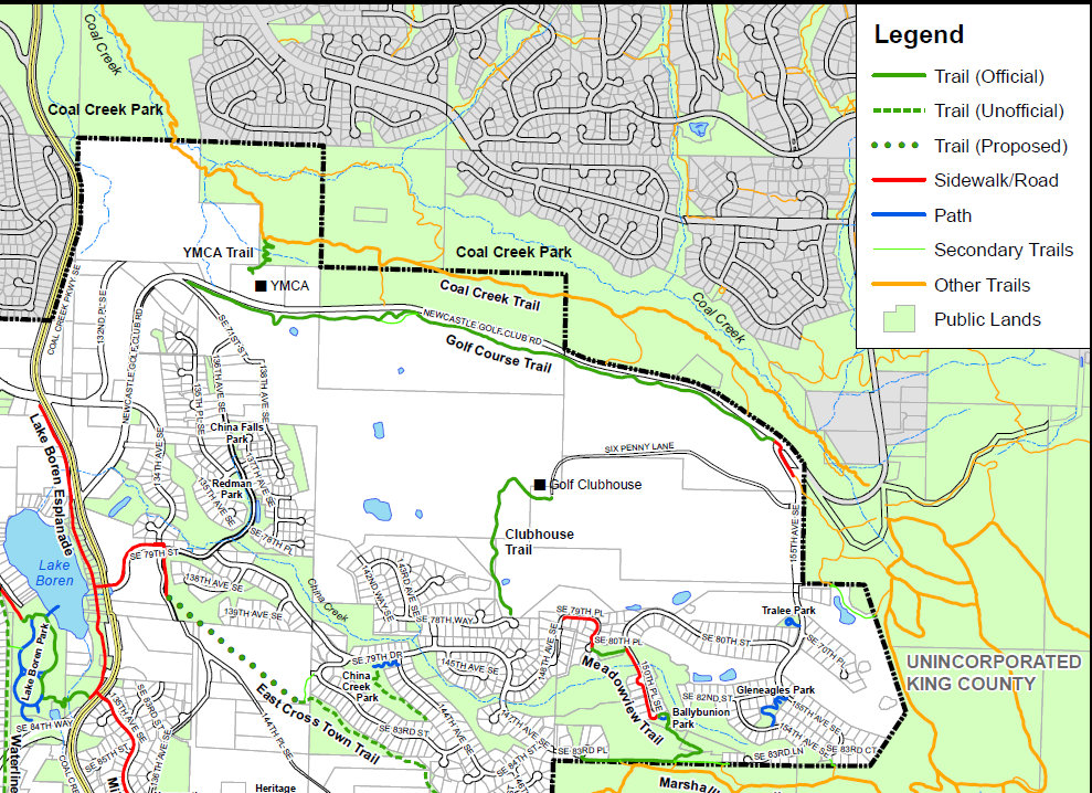 newcastle trail map