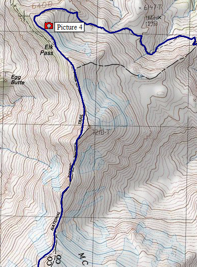 Goat Rocks Wilderess Map