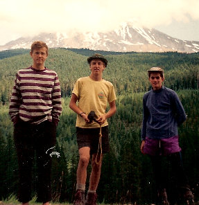 On PCT between Goat Rocks and Mount Adams