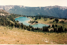 Shoe Lake from Pacific Crest Trail
