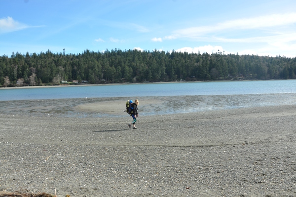 beach hike