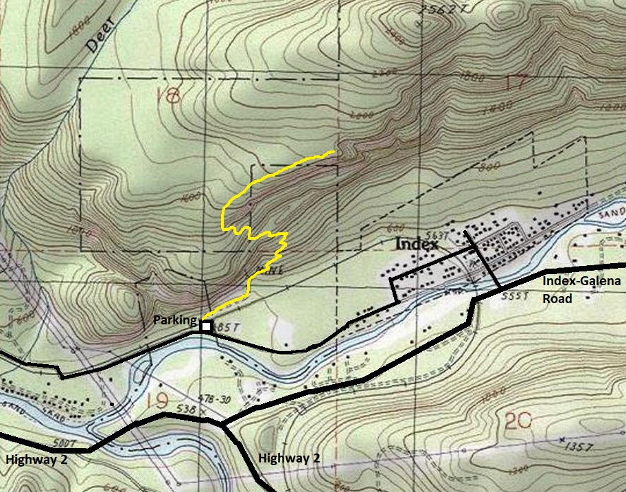 index town wall map