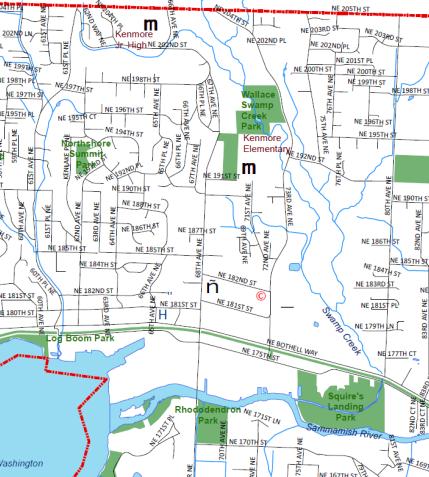 kenmore wallace swamp map