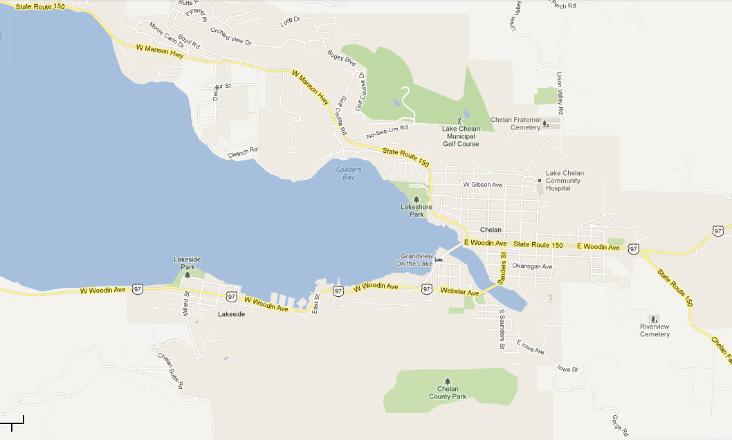 lake chelan map