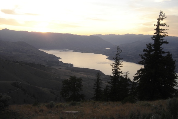 lake chelan sunset