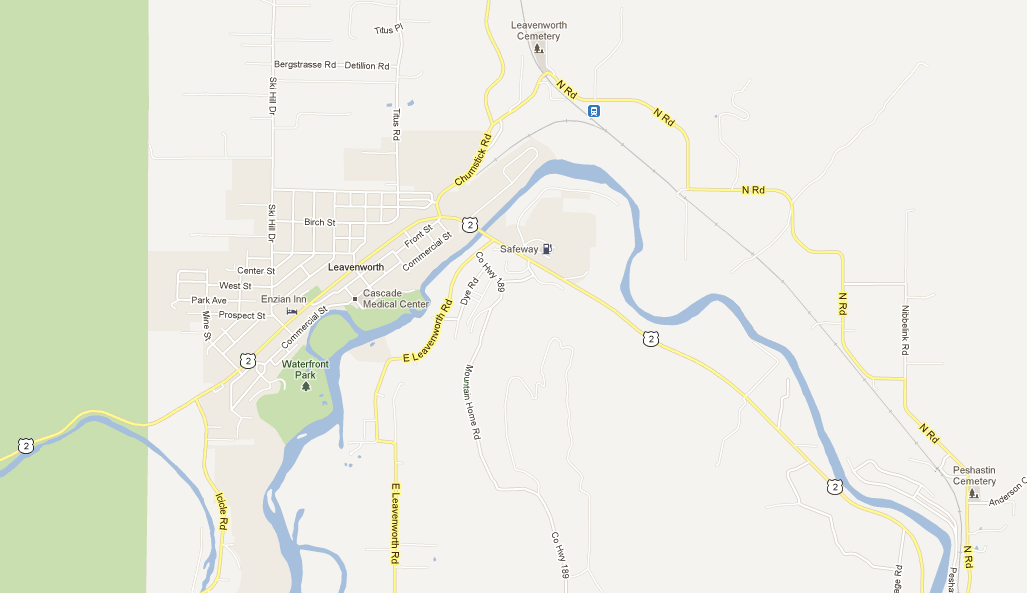 leavenworth map