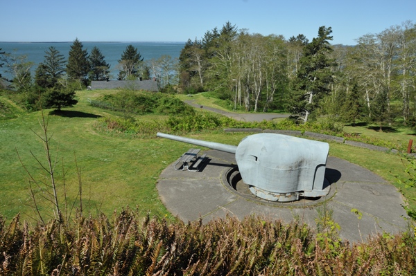 Fort Columbia gun