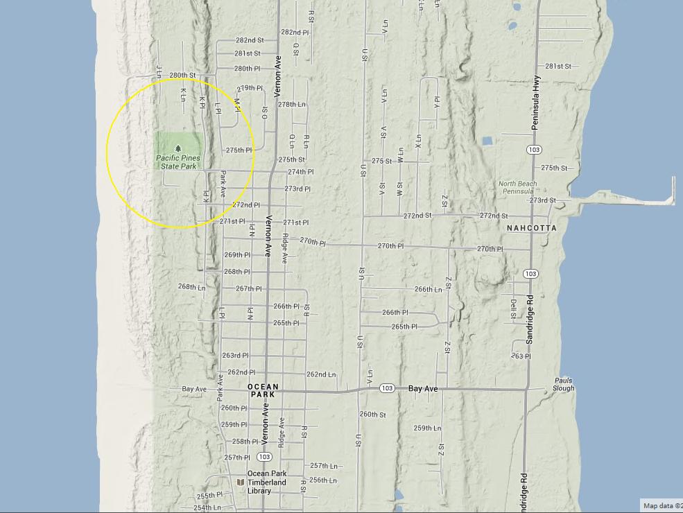 pacific pines map