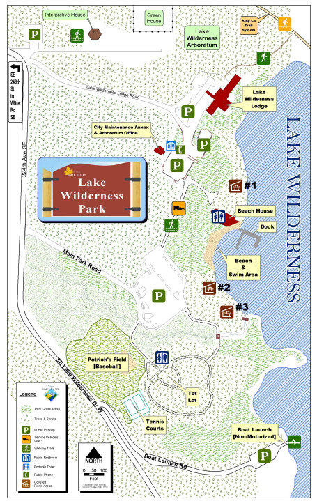 lake wilderness park map