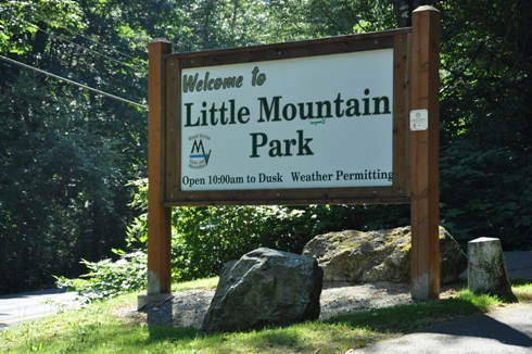 Little Mountain Park sign