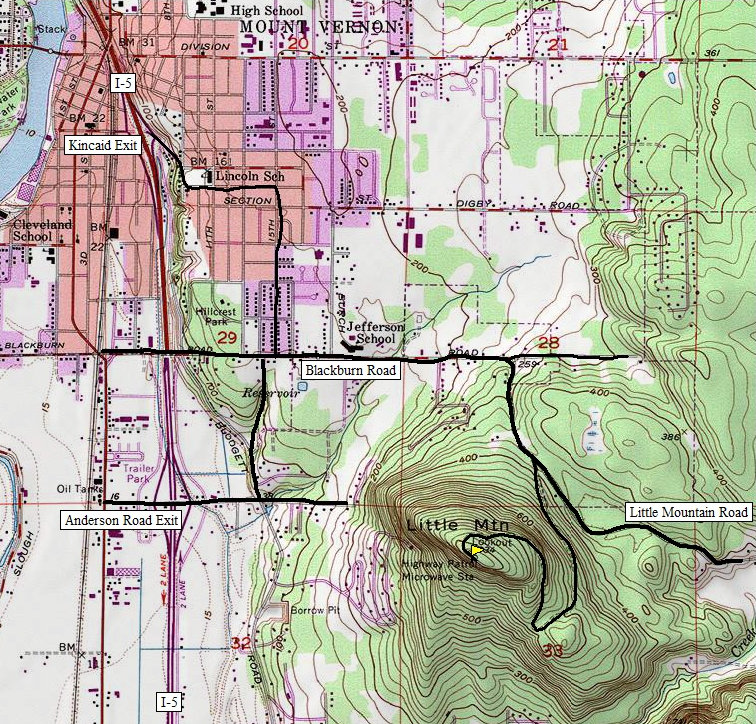 Little Mountain Park map