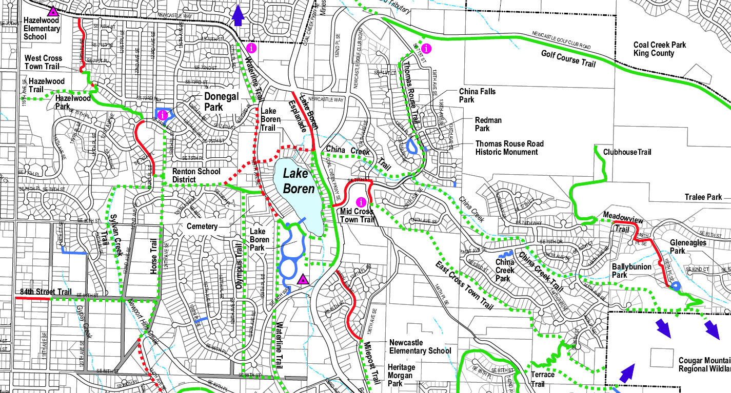 Lake Boren Park Map