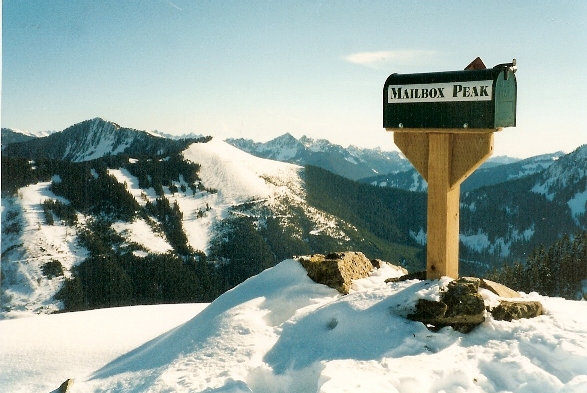 Mailbox Peak summit 
