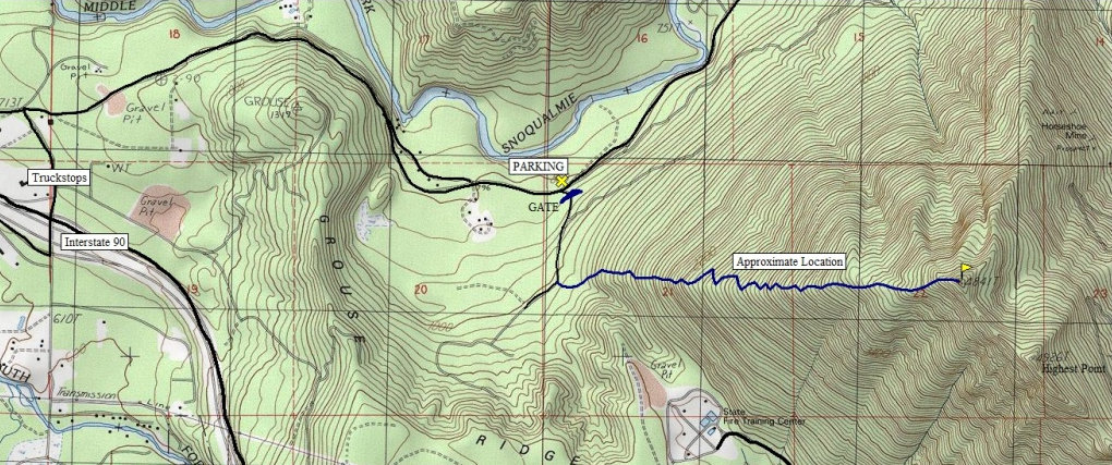 Mailbox Peak Map