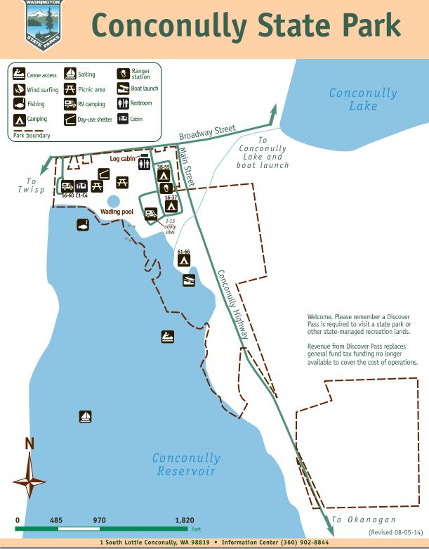 conconully state park map