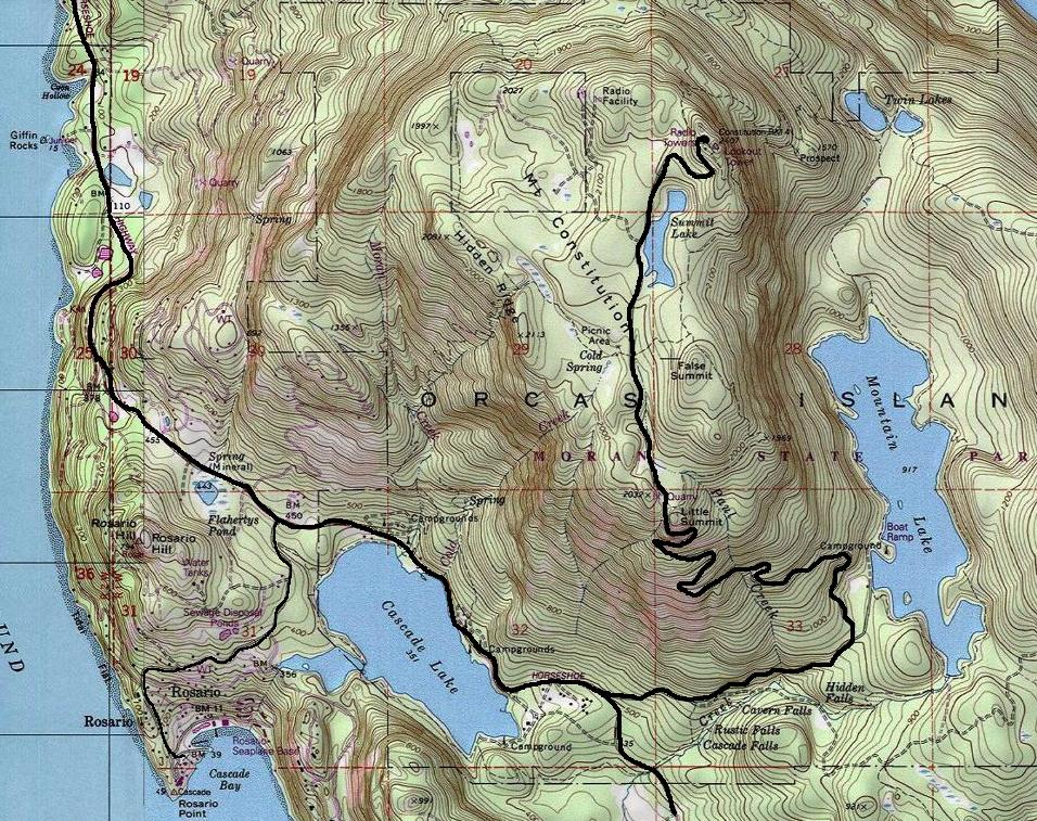 mount constitution map