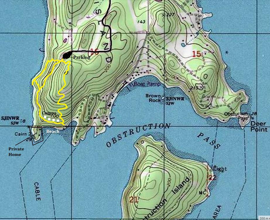 obstruction pass state park map