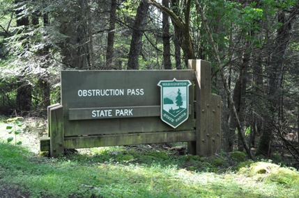 Obstruction Pass sign