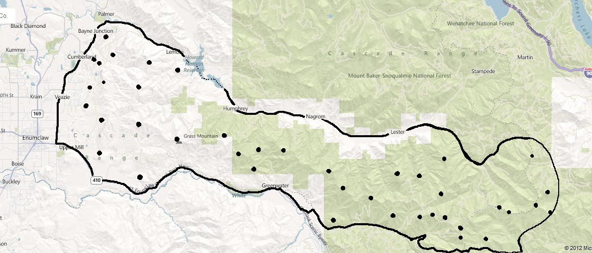 grass mountain ridge map