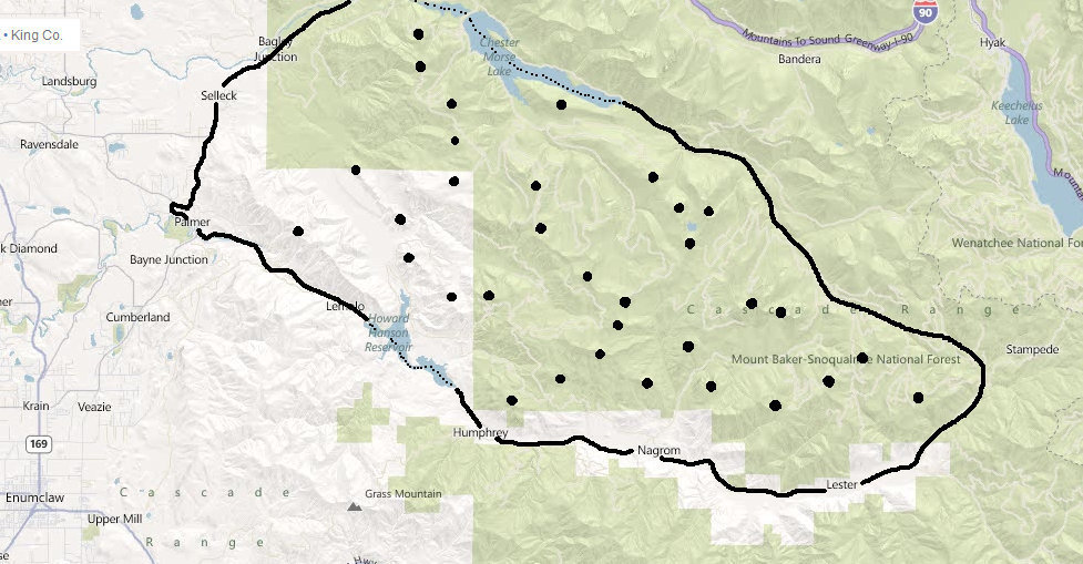 cedar river watershed map