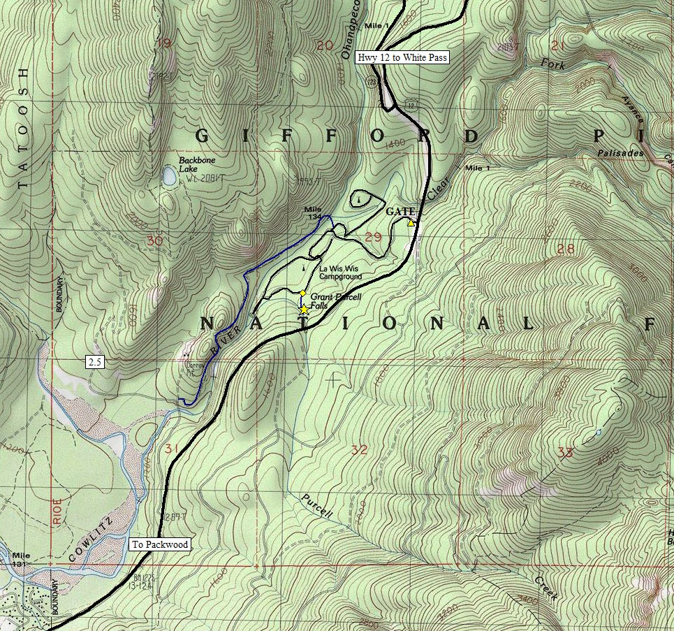 purcell falls map