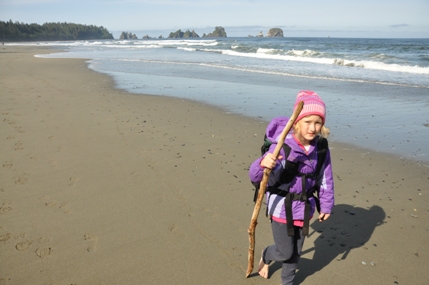 beach hiking