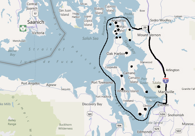 North Puget Sound map