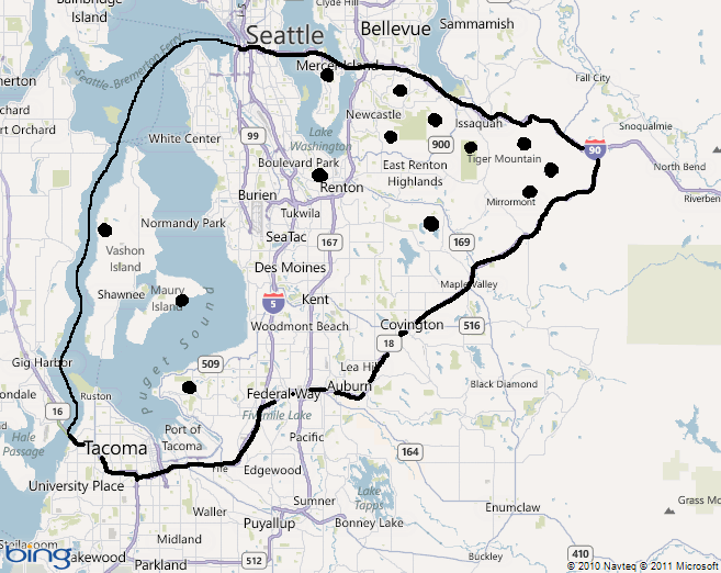 Seattle South map