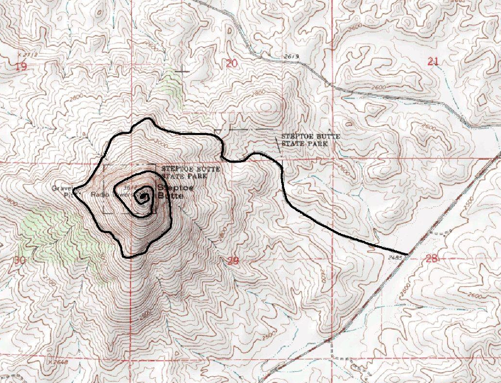 Steptoe Butte Map