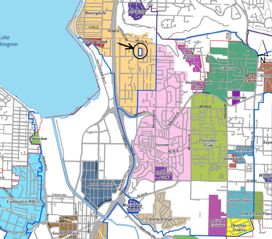 Kennydale Lions Park map