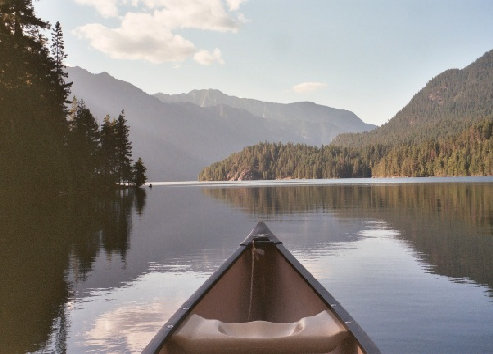 Canoeing Ross Lake