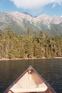 Ross Lake canoe