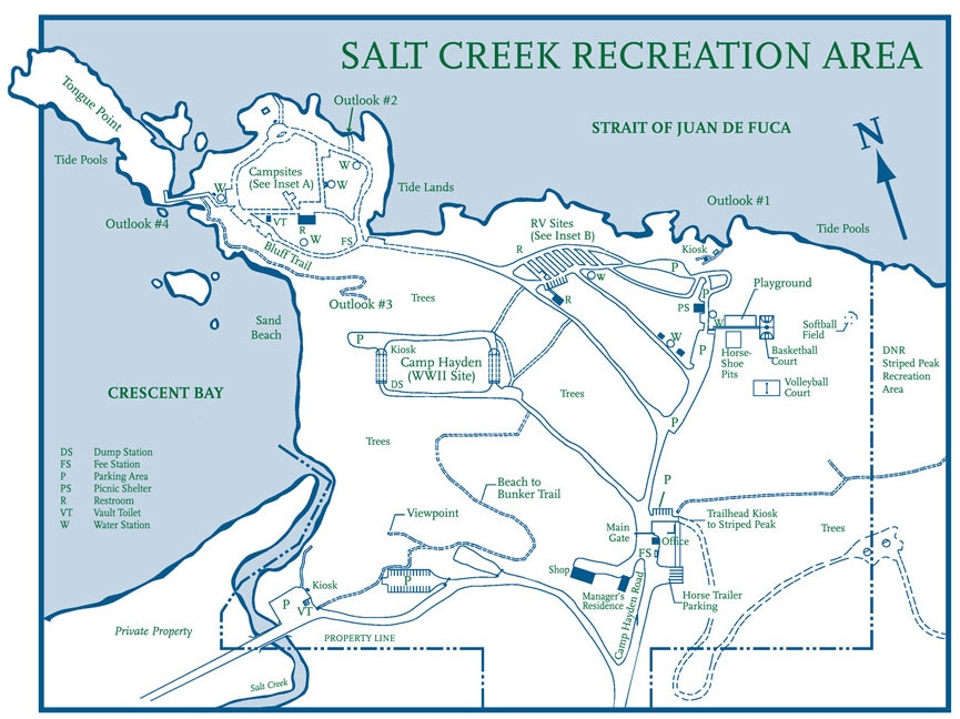 Salt Creek Recreation Area map