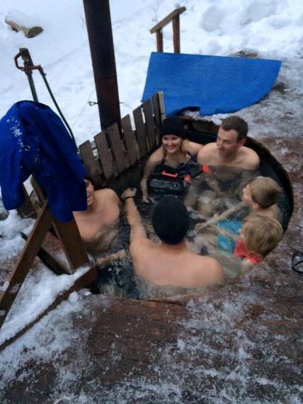 hot tub scottish lakes