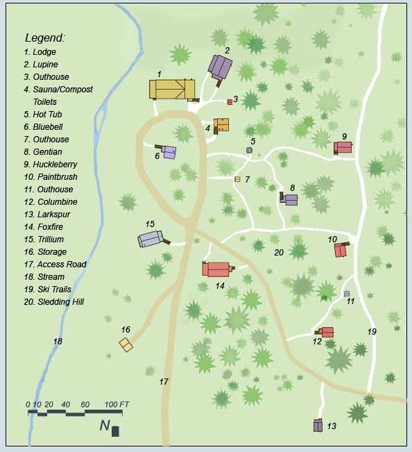 scottish lakes high camp map
