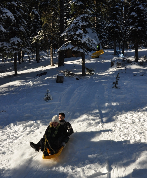 sledding