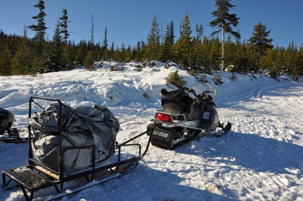 snowmobile sled