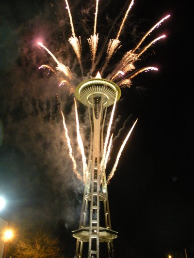 New Years Space Needle