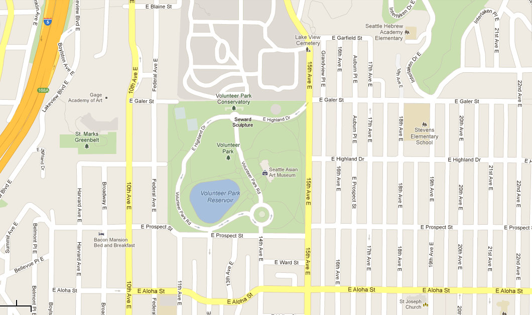 volunteer park map