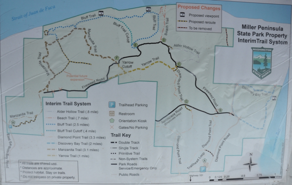 Miller Peninsula Property State Park map