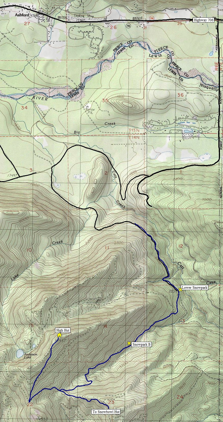 tahoma trails map