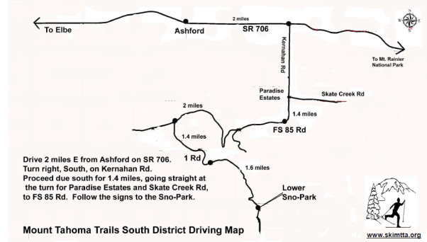 mount tahoma ski map