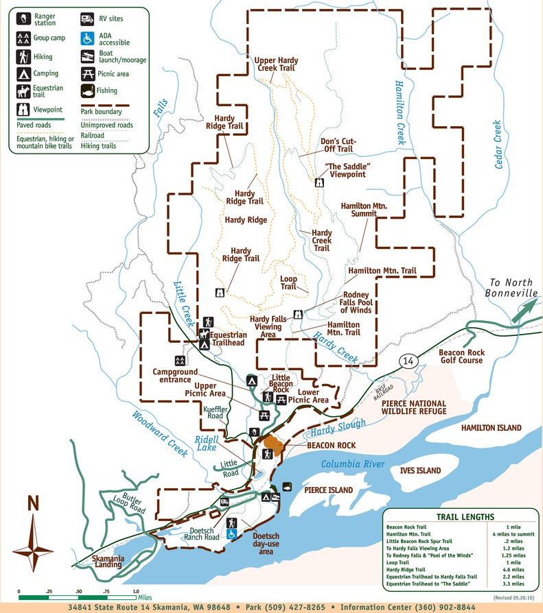 Beacon Rock map