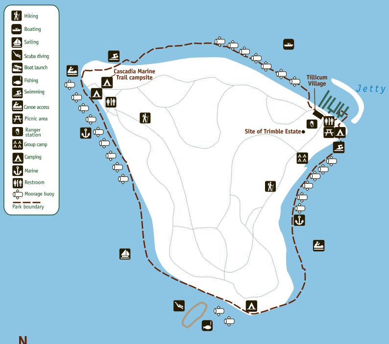 blake island map