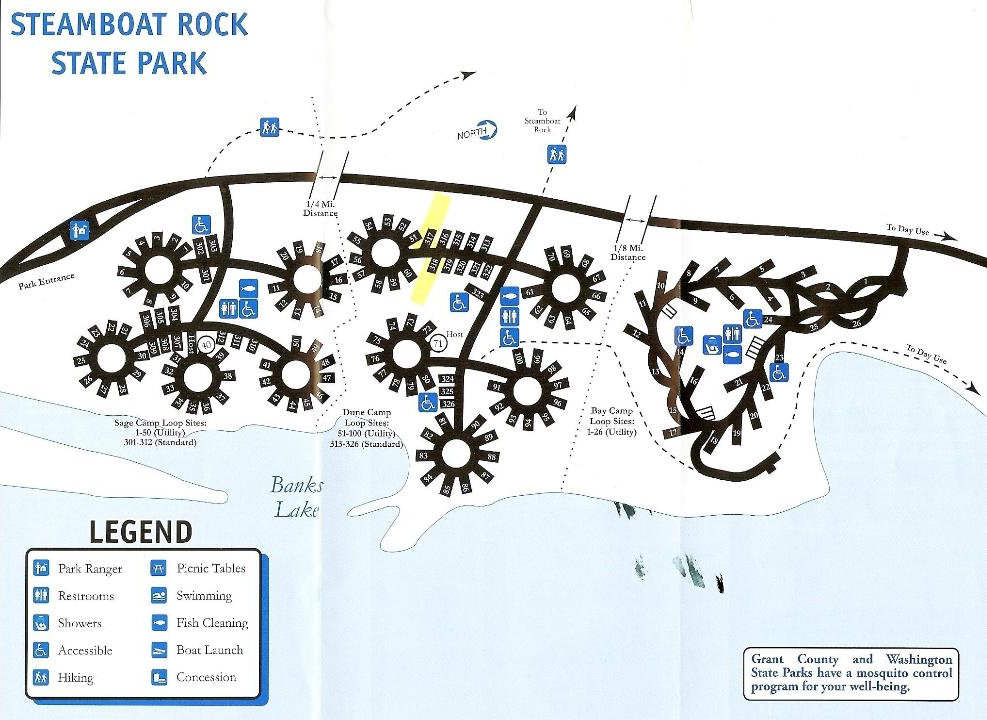 Steamboat Rock State Park Map
