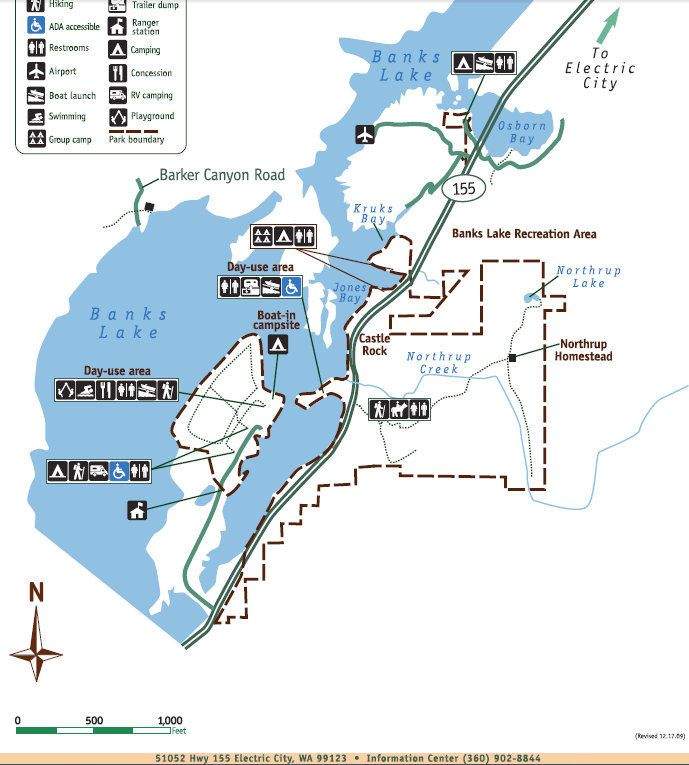 Steamboat Rock State Park Map