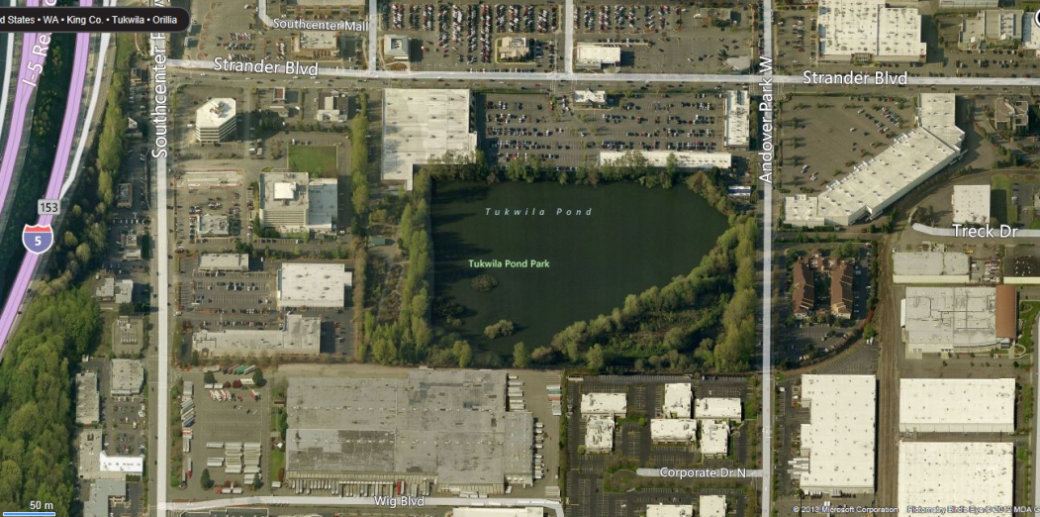 Tukwila Pond Park Map